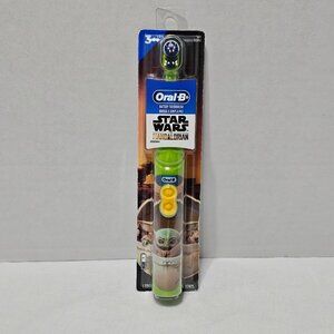 Kid'S Battery Toothbrush Featuring Starwars Mandalorian, Soft Bristles, for Kids